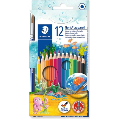 Lot de 12 crayons Noris Aquarell 144 - 10NC