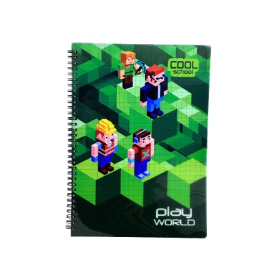 Cahier Wireo 200 pages - cool school -Play World