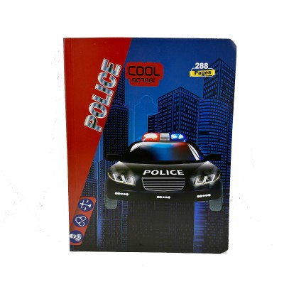 Cahier Cool school - 288 pages - Police