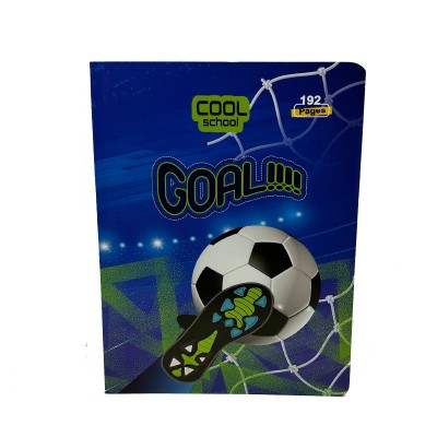 Cahier Cool school - 192 pages - Goal