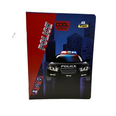 Cahier Cool school - 48 pages - Police