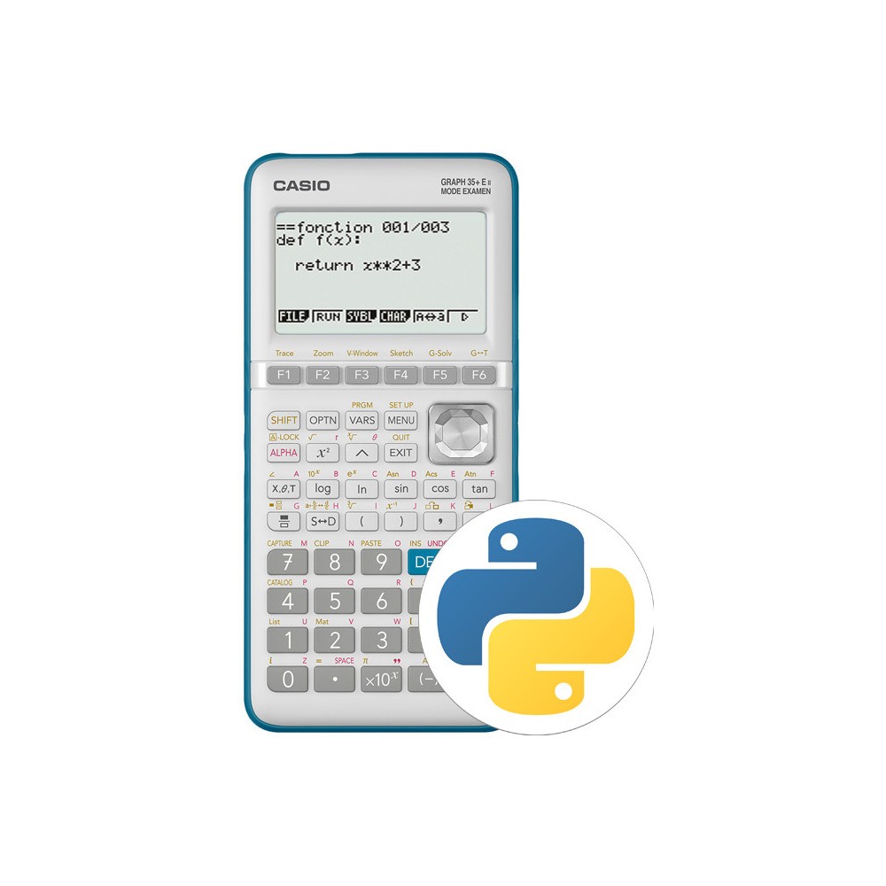 Graph 35+E II Avec Python - Calculatrice Graphique