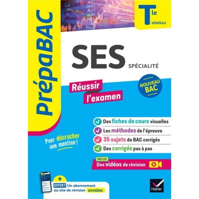 PrépaBAC Réussir l'examen : SES - SPÉCIALITÉ