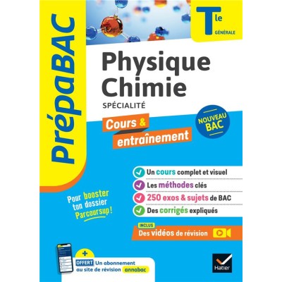 PrépaBAC Cours & Entraînement: Physique Chimie - SPÉCIALITÉ