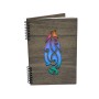 Notebook A5 En Bois - Design Arabesque