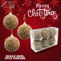 LOT BOULES CHROME DE NOËL - 6PCS