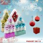 Pack de 12 Boules de Noël +1Pack Gratuit