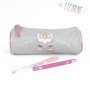 Trousse Licorne Gris /Rose - VIQUEL