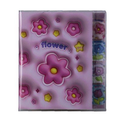 NOTE BOOK CARRE - FLOWER