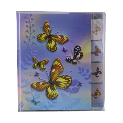 NOTE BOOK CARRE - BUTTERFLY