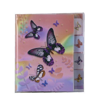 NOTE BOOK CARRE - BUTTERFLY