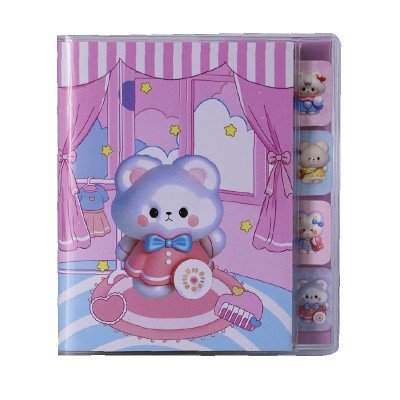 NOTE BOOK CARRE - CUTE RABBIT