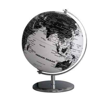 Globe Lumineux D20 Anglais - Argent