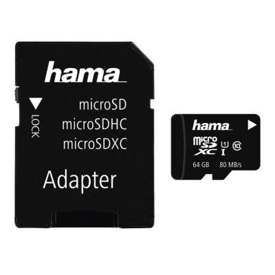 Micro SDXC 64G - HAMA