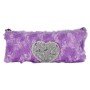 Trousse Peluche - Cœur - Violet