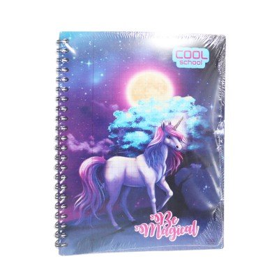 Cahier Cool school - 300 pages - Unicorn