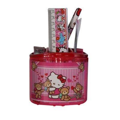 Ensemble- porte crayons - Hello Kitty