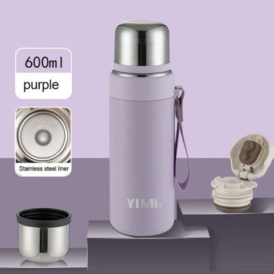 THERMOS ISOTHERME METALIQUE - 600 ML