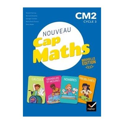 CAP Maths CM2 - Éd. 2021 - Livre élève Nombres et calculs  + Cahier géométrie + Dico Maths