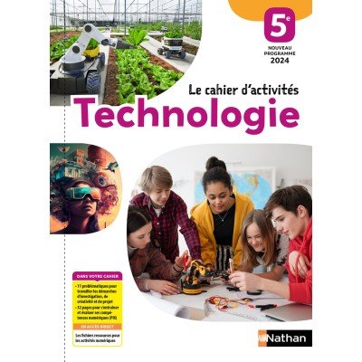 Technologie 5e - Cahier d'activités 2024 - Édition 2024