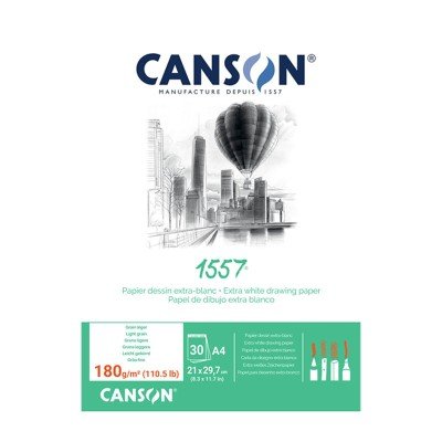 Bloc CANSON 1557 -180G- A4