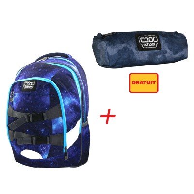 PACK SAC À DOS COOL SCHOOL+TROUSSE GRATUIT