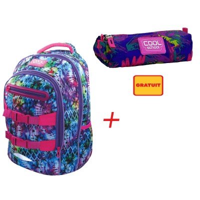 PACK SAC À DOS COOL SCHOOL+TROUSSE GRATUIT