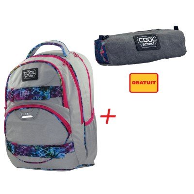 PACK SAC À DOS COOL SCHOOL+TROUSSE GRATUIT