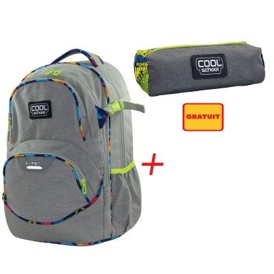 PACK SAC À DOS COOL SCHOOL+TROUSSE GRATUIT