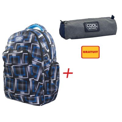 PACK SAC À DOS COOL SCHOOL+TROUSSE GRATUIT