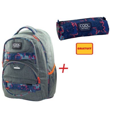 PACK SAC À DOS COOL SCHOOL+TROUSSE GRATUIT