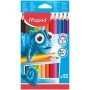 Crayons de couleur Maped 12 couleurs