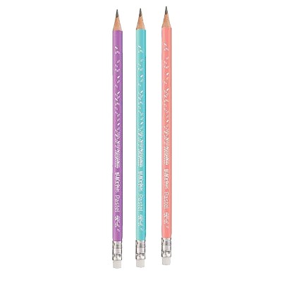 Crayon Noir HB Pastel EMBOUT Gomme