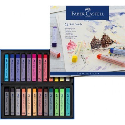 Pastels tendres- boîte de 24 Faber castell