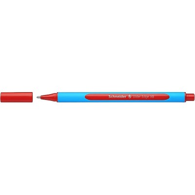 Stylo à bille SCHNEIDER "Slider Edge XB", 0,7 mm, avec capuchon, Rouge