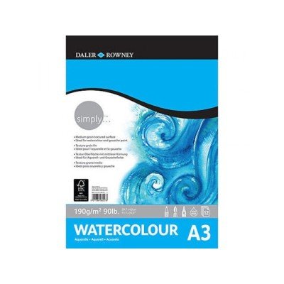 BLOC PAPIER AQUARELLE A3-190G