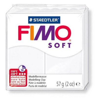 FIMO MODELLING CLAY - 57G-BLANC STAEDTLER