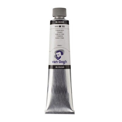 Peinture à l'huile Tube 200 ml - Blanc- Van Gogh