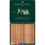 Crayon Pitt Pastel boîte métal de 24 pièces FABER CASTEL