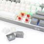 Clavier Gamer - Mécanique REDRAGON K617 FIZZ 60% RGB WHITE & GREY AZERTY