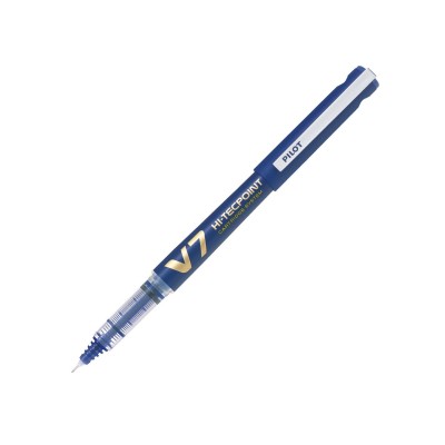 Stylo roller - Bleu - V7 Rechargeable - Pointe moyenne - Pilot