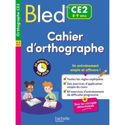 Bled Cahier d'orthographe CE2