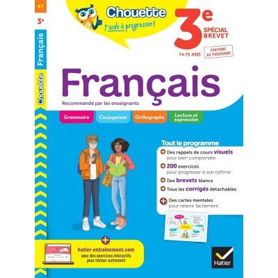 Chouette - Français 3e: cahier de révision et d'entraînement recommandé par les enseignants