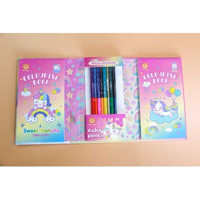 Coffret livre de coloriage