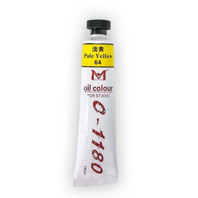 Peinture à l'huile Pale Yellow 180ml