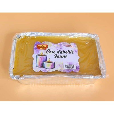 Cire d'abeille jaune 500g