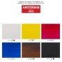 Amsterdam Kit de peinture acrylique primaire 6 x 20 ml