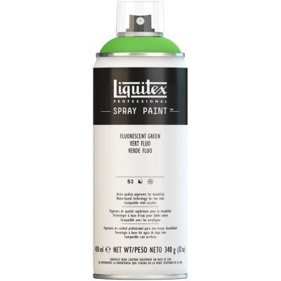 Peinture en aérosol professionnelle Liquitex 400 ml, vert fluo