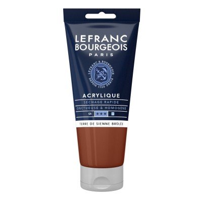 Peinture acrylique 80ml - Terre de sienne brûlée