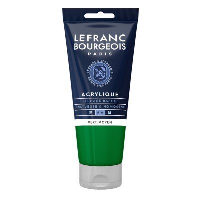 Peinture acrylique 80ml - Vert moyen